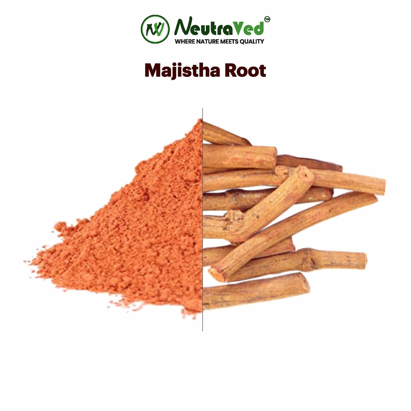 NeutraVed Manjistha Root - 100g, Organic Indian Madder, for Eating also- image 5