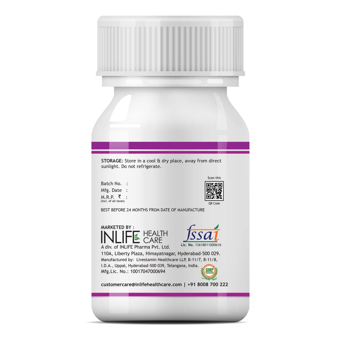 INLIFE Alpha Lipoic Acid ALA 300mg, Universal Antioxidant Supplement, Nerve Health & Energy Support, Men Women, 60 Veg Capsules (Pack of 1, 60)