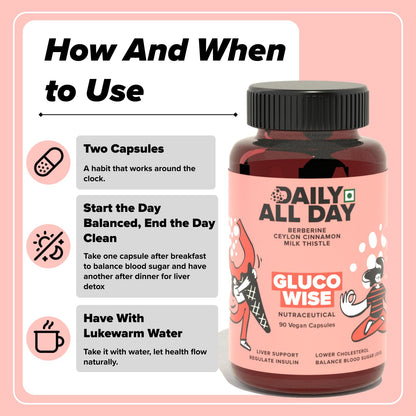 Daily All Day Berberine Supplements for Diabetes care, Berberis Aristat- image 2