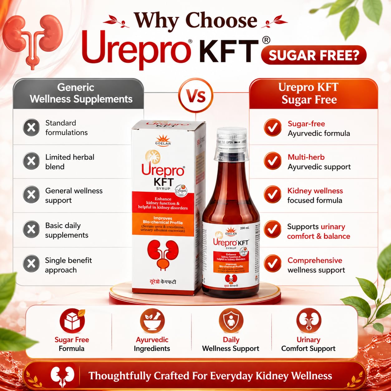 Health With Goelar Urepro- KFT Syrup, Urepro KFT syrup