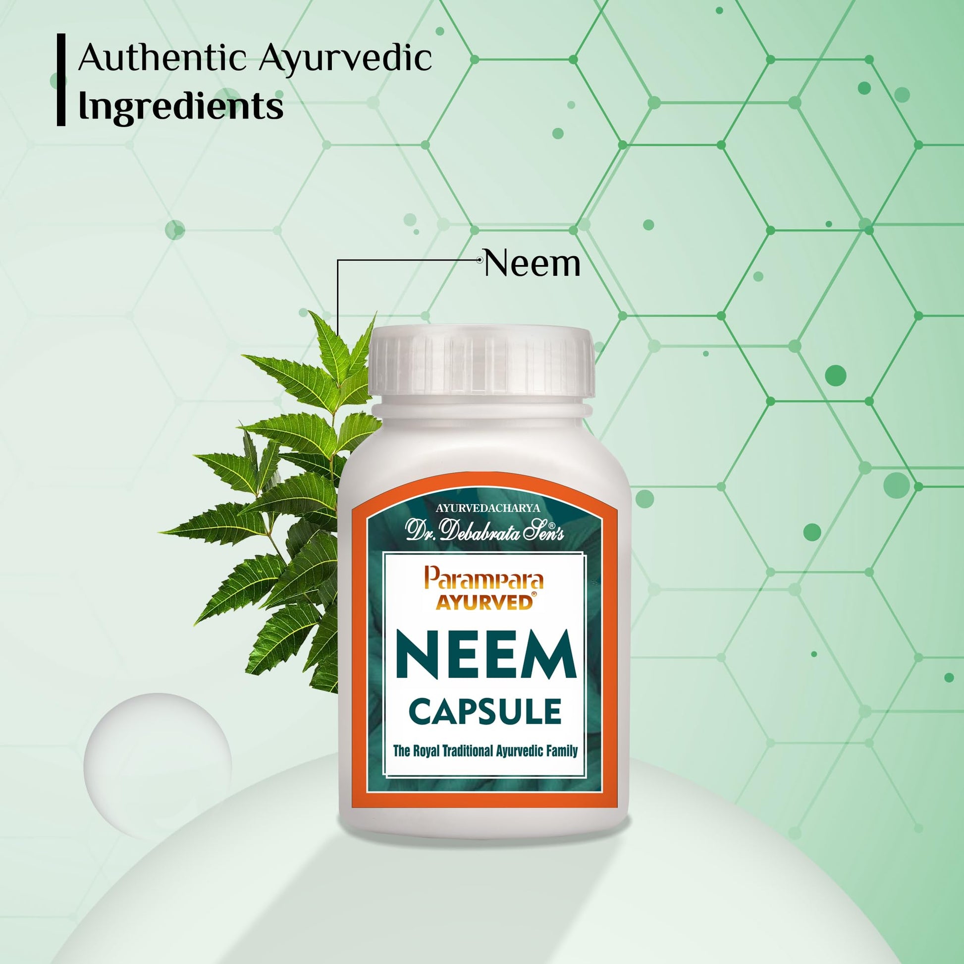 Parampara Ayurved Pure Herbal Neem Capsule | Natural Ayurvedic Suppleme- image 4