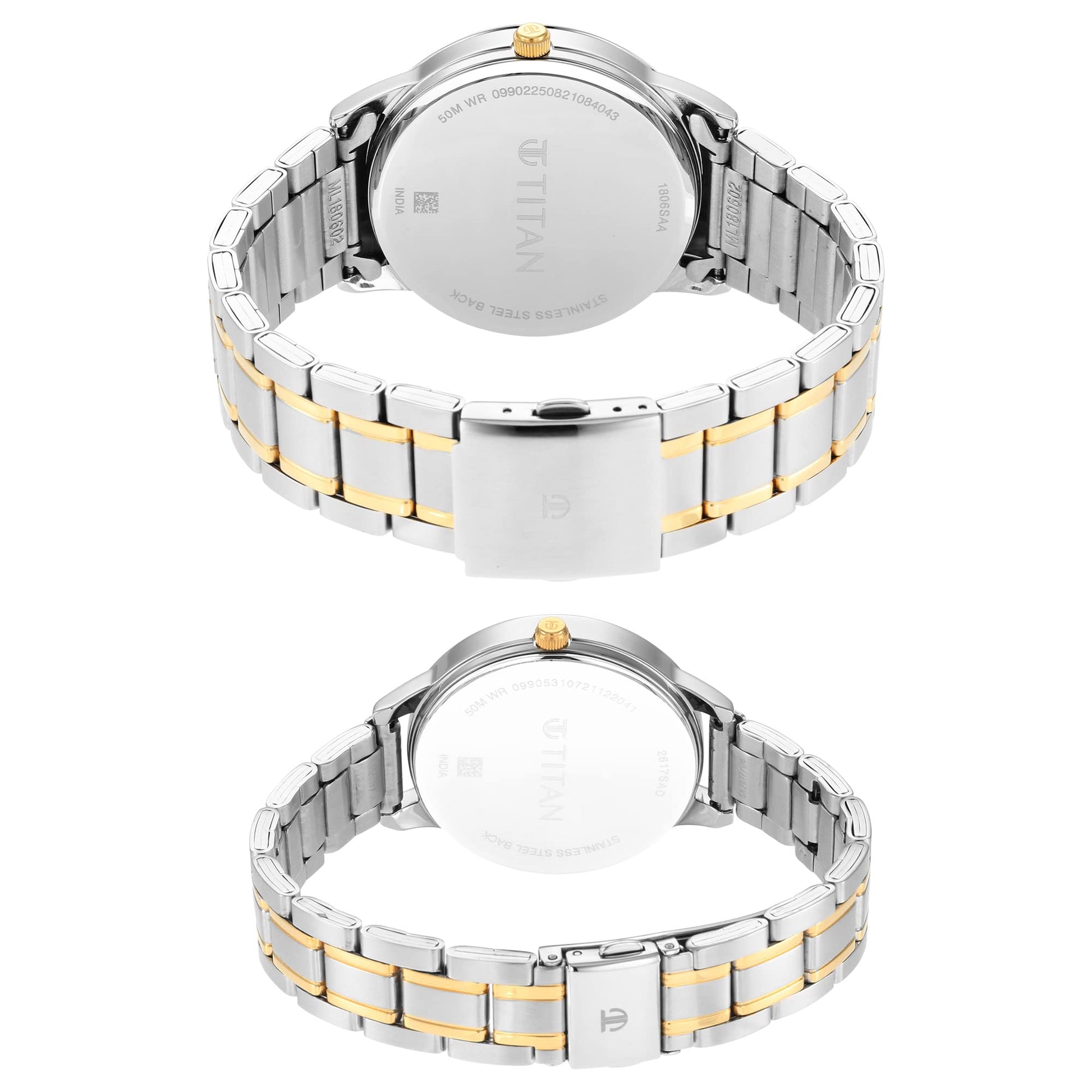 Titan Men Stainless Steel Analog Blue Dial Watch-18062617Bm01, Band Col- image 5