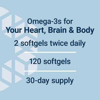 Life Extension Super Omega-3 Plus EPA/DHA Fish Oil, Sesame Lignans, Olive Extract, Krill & Astaxanthin - Heart, Brain & Joint Health Support - Gluten-Free, Non-GMO - 120 Softgels