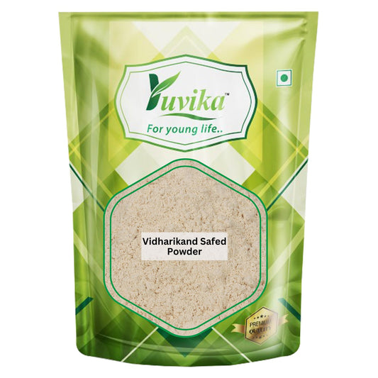 YUVIKA Vidharikand Safed Powder - Bidharkand Safed Powder - Indian Kudzu (400 Gr