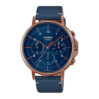 Casio Men Analog Rose Gold Dial Men's Watch - MTP-E321RL-2AVDF (A1849)