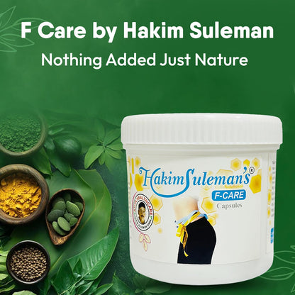 Hakim Suleman's Ayurvedic F Care Capsule for Weight Management, Metabolic Support & Overall Health - 45 Capsule Each (Pack of 4)