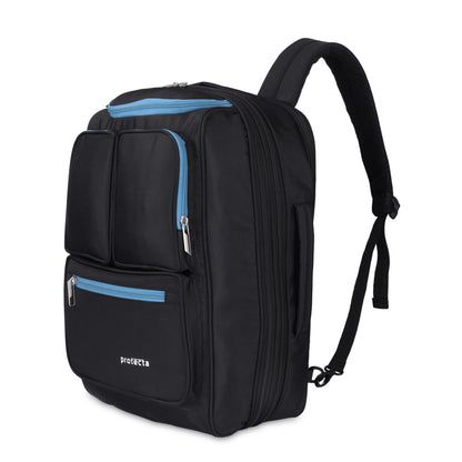 Protecta Organised Chaos XL (2.0) 45 L Convertible Laptop Backpack/Bag | For Work Trips, Travel & Weekend Trips. - Black & Blue