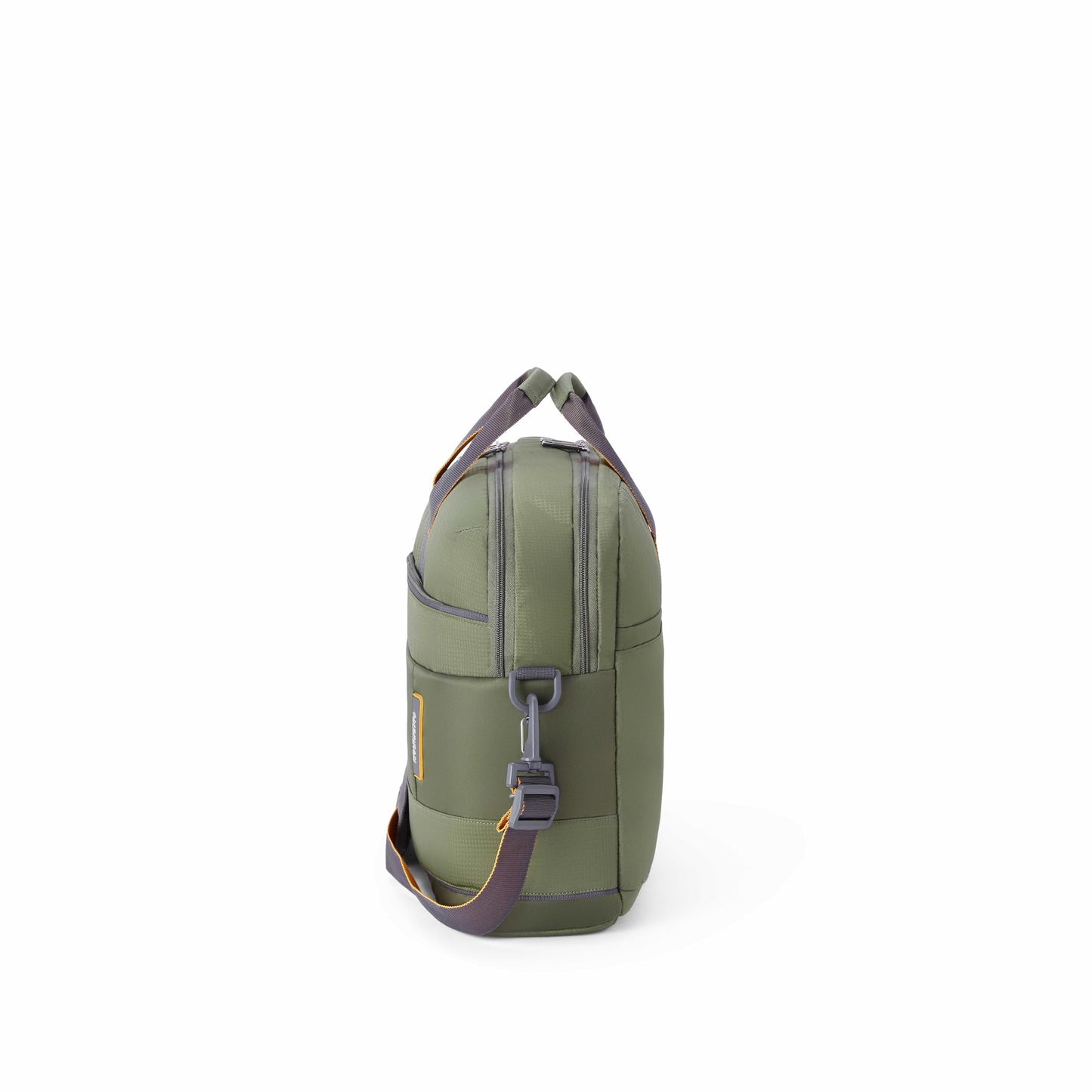 American Tourister Urban Biz Office Briefcase | 2 Compartments | Front Quick-Access Pocket | 14 Inch Laptop Compatible | Messenger Bag for Business | Detachable Shoulder Strap | Green