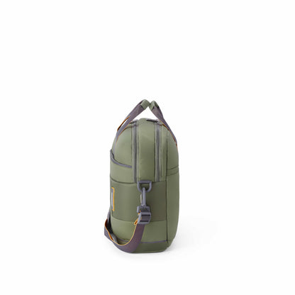 American Tourister Urban Biz Office Briefcase | 2 Compartments | Front Quick-Access Pocket | 14 Inch Laptop Compatible | Messenger Bag for Business | Detachable Shoulder Strap | Green