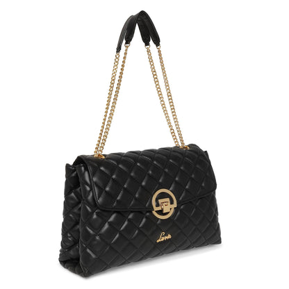 Lavie Women's Quilt Eden Flap Satchel Handbag for Women | Satchel Bag for Work | Ladies purse | Stylish Shoulder Bag | Gift For Women