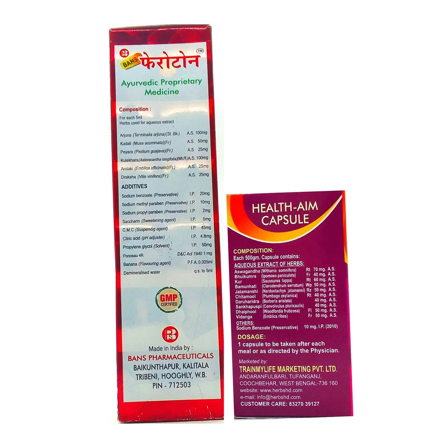 Buy Online Ayurvedic Herbshd Health aim weight gainer Capsule and Ferot- image 5