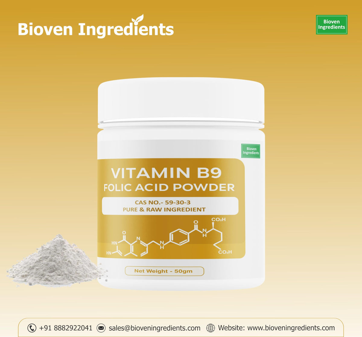 Vitamin B9 – 50g