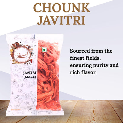 Chounk Spice Javitri 50 Grams | Javitri Spices Whole | Premium Japatri - Whole Spices | Mace Indian Spice