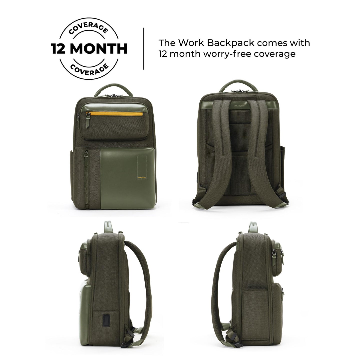 MOKOBARA The Work Backpack 19L Premium Nylon 16" Unisex Multipurpose Laptop Backpack (Home Grown Sunray 2.0)