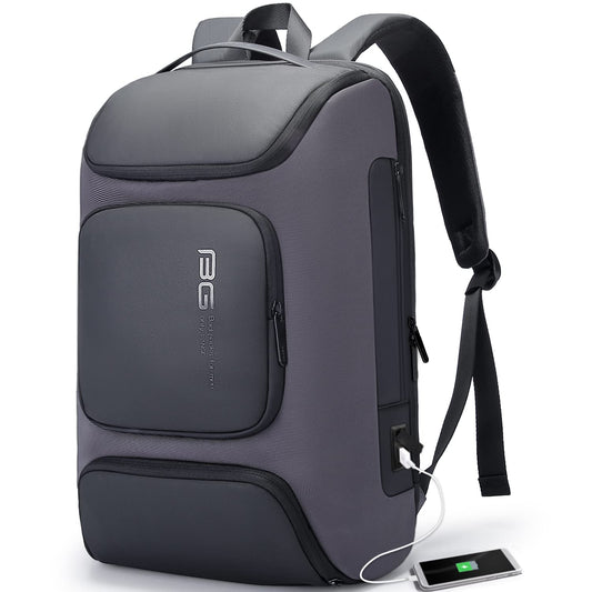 BANGE Laptop Backpack，Business Travelling Backpack with USB Charger Port,Weekend