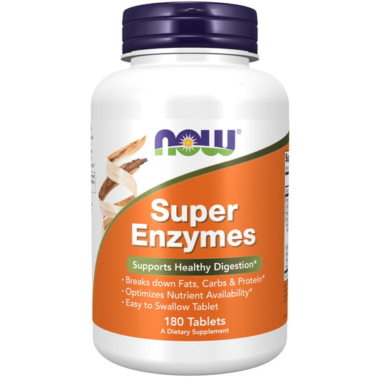 Now Foods, Super Enzymes, 180 Tablets