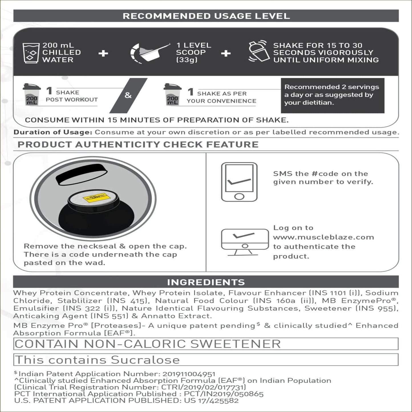 MuscleBlaze Biozyme Whey Protein Powder, Blend of Whey Isolate & Concen- image 4