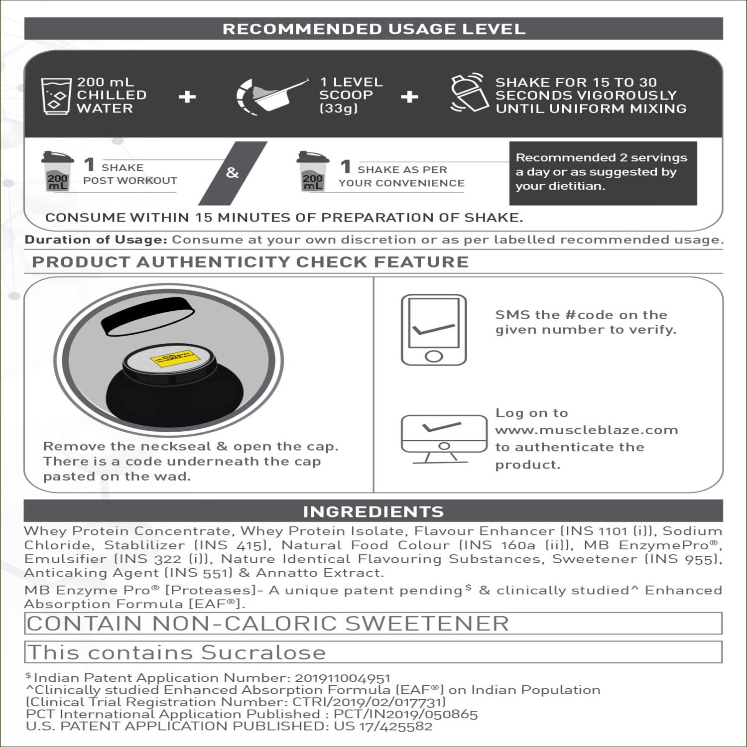 MuscleBlaze Biozyme Whey Protein Powder, Blend of Whey Isolate & Concen- image 4