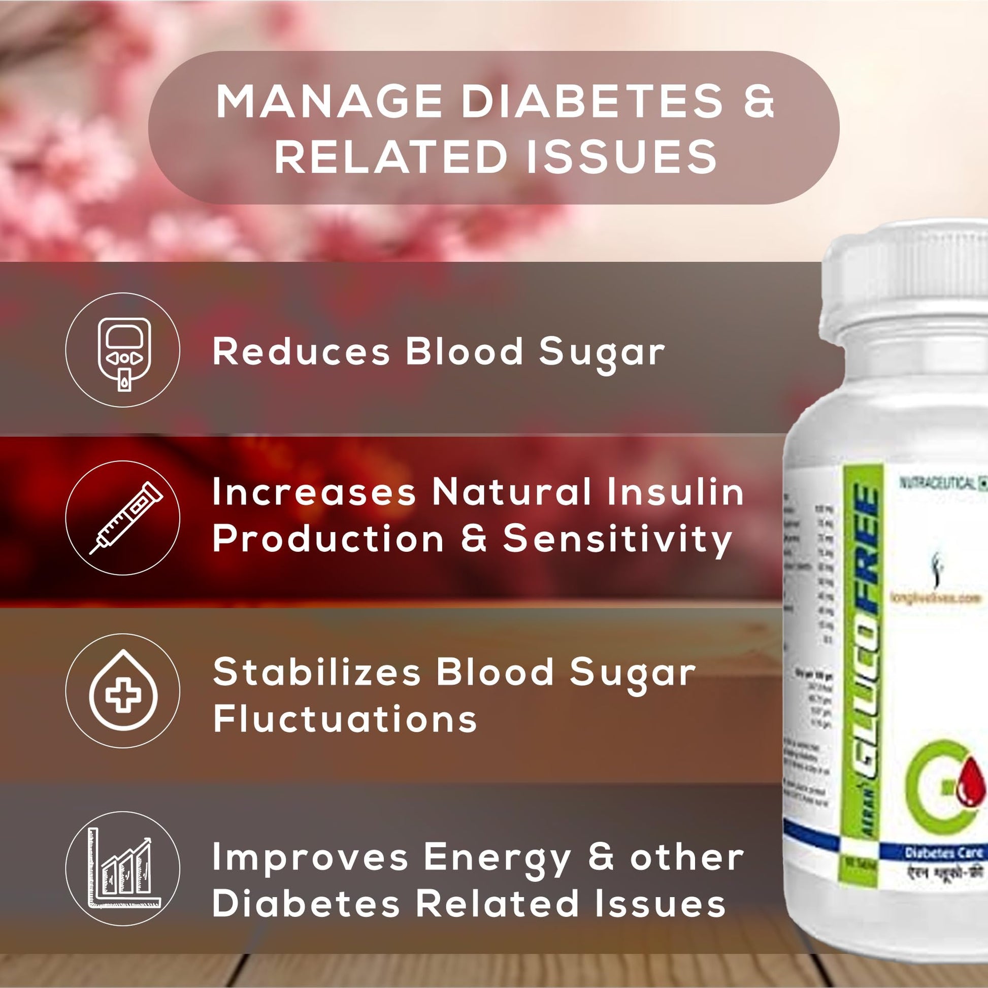 Glucofree | Manage Diabetes | Helps Reduce High Blood Sugar Levels | Im- image 6