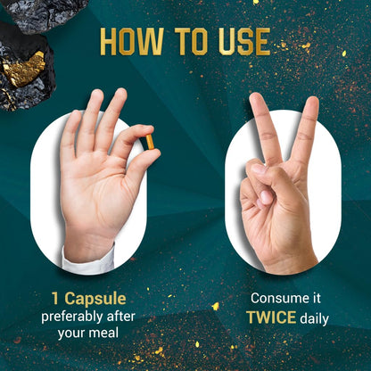 SESA Shilajit Gold 60 Capsules with 60%+ Fulvic Acid 100% Natural Ayurv- image 5