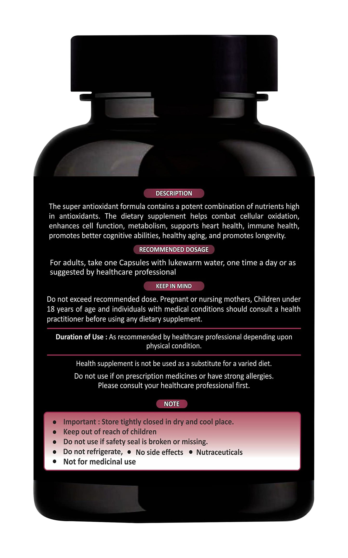 Nutriyaan Advanced Resveratrol For Glowing Skin And A Radiant Heart (500mg, 60 Veg Capsules)