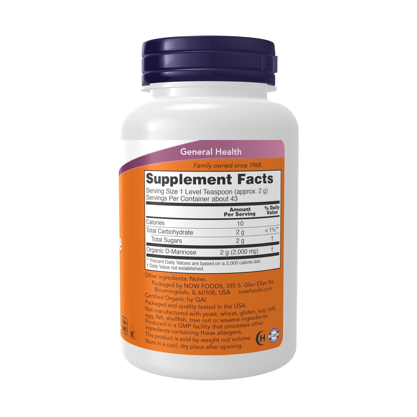 Now Foods, D-Mannose Powder, 3 oz (85 g)- image 8