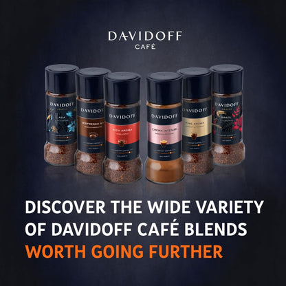 David off Origins Brazil Flavour Instant Coffee, 3.53 Oz 100 G, Granule, Glass Bottle (Imported)