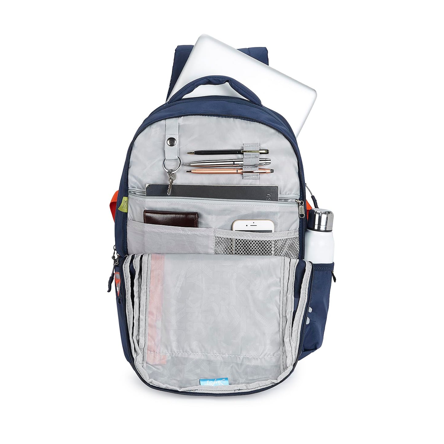 Skybags Polyester Solid Chaser 01 Laptop Backpack (H) Blue