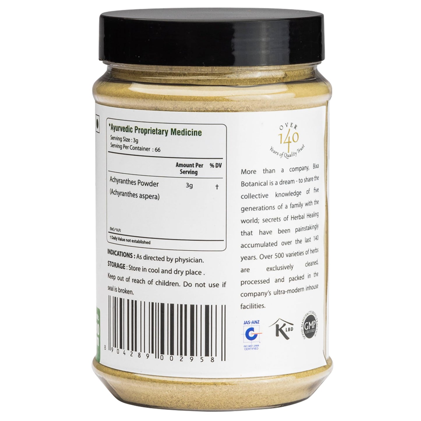 Bixa Botanical Apamarga Powder 200 gm (Achyranthes), Promotes Healthy U- image 3