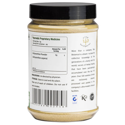 Bixa Botanical Apamarga Powder 200 gm (Achyranthes), Promotes Healthy U- image 3