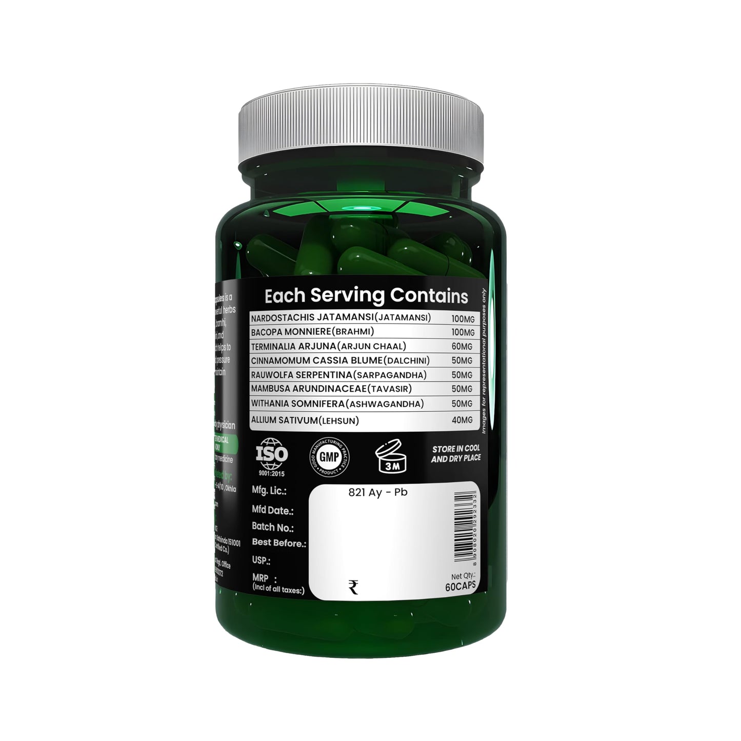 Sheopal’s Hyper Care Ayurvedic Capsules – Jatamansi, Brahmi, Arjuna, As- image 6