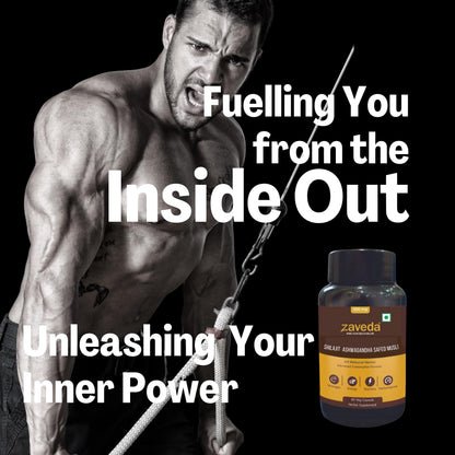 ZAVEDA Shilajit Ashwagandha Kounch beej Safed Musli Capsules For Men |- image 6