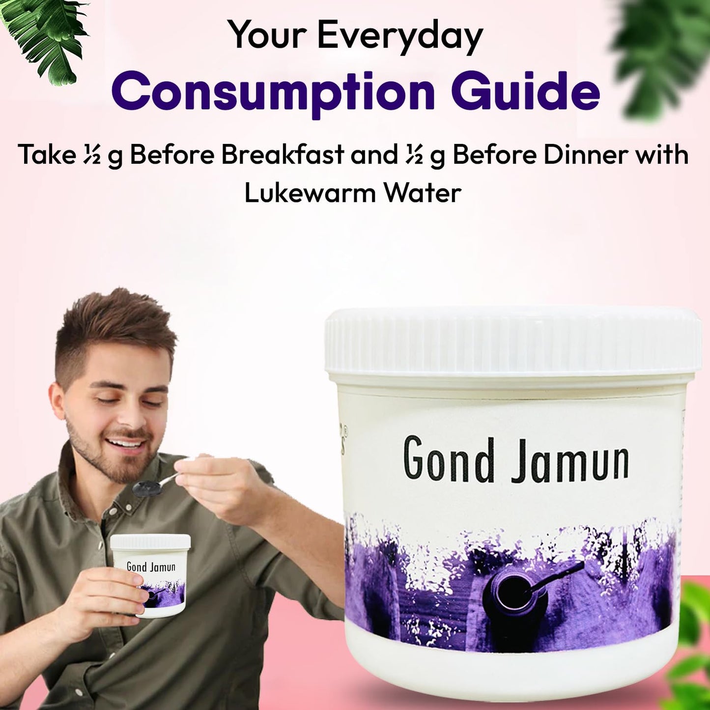 Hakim Suleman's Gond Jamun and Kalonji Shampoo Combo Pack | Herbal Wellness & Hair Care Duo | Everyday Care Essentials