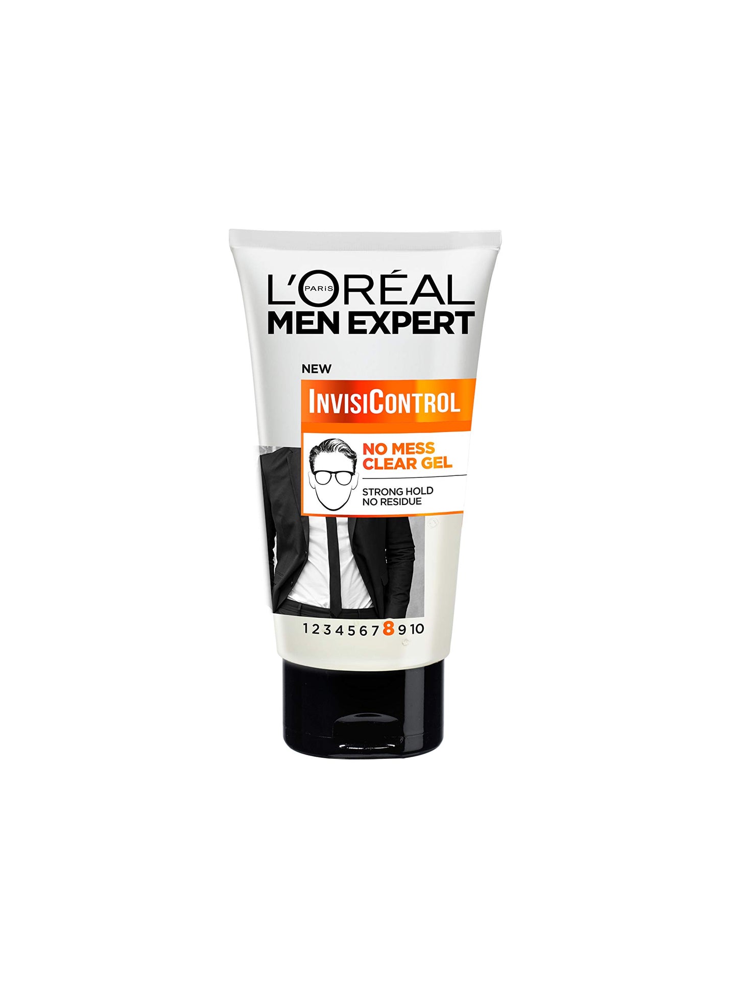 L'Oreal Paris Men Expert Hair Gel Invisi Control Neat Look Clear Gel With Strong Hold, 150Ml