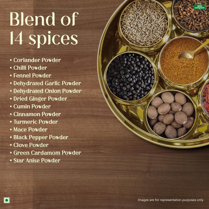 Tata Sampann Paneer Masala Powder with Natural Oils, 100g, Crafted by Chef Sanjeev Kapoor, With Chef’s Exclusive Tip, Rich Aroma & Flavour