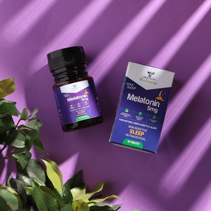 Gentech Wellness Melatonin 5mg tablets for natural deep & restful sleep