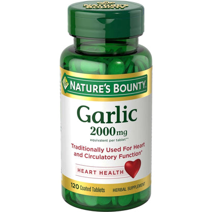 Nature's Bounty Garlic 120 Tablets