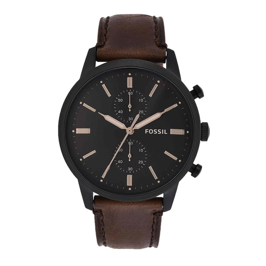 Fossil Analog Black Dial Men's Watch-FS5437