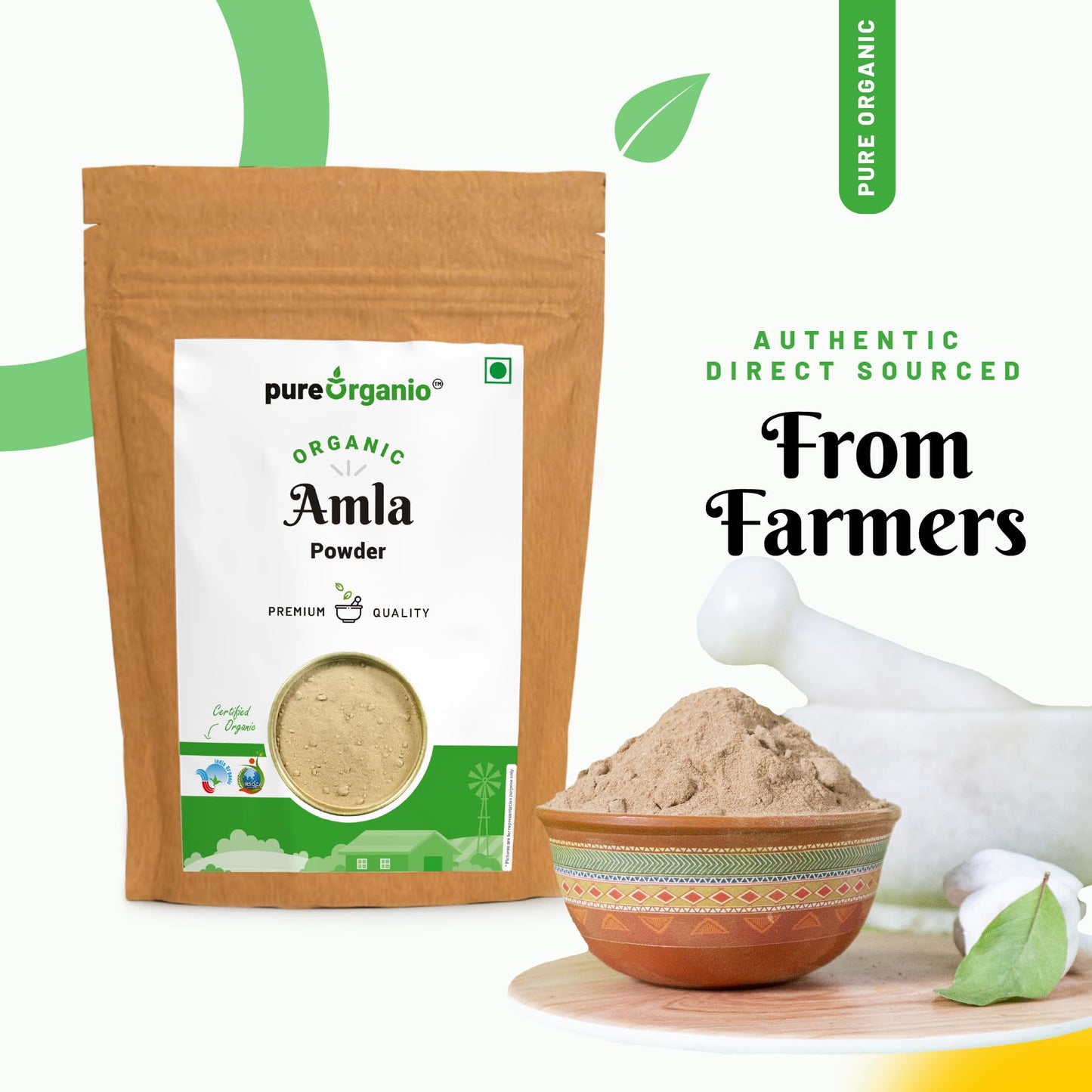 Pure Organio Organic Amla Powder - Versatile Amla Powder for Eating and- image 3