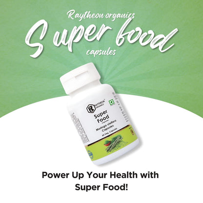RAYTHEON ORGANICS Superfood Capsules – Ultimate Superfood Supplement & Multivitamin Capsules for Enhanced Wellness, Energy & Immunity