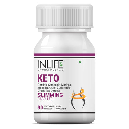 INLIFE Keto Slimming Capsules | Extracts - Garcinia Cambogia, Green Coffee Bean,
