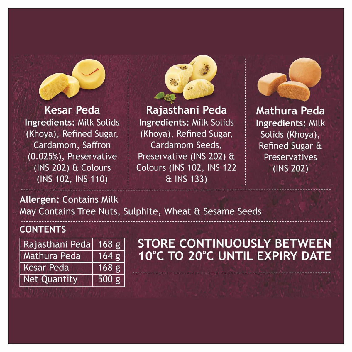 Haldiram’s Nagpur Assorted Peda Box (500 g) | Premium Indian Sweets | Festive Gift Pack | Traditional Mithai for Celebrations & Gifting