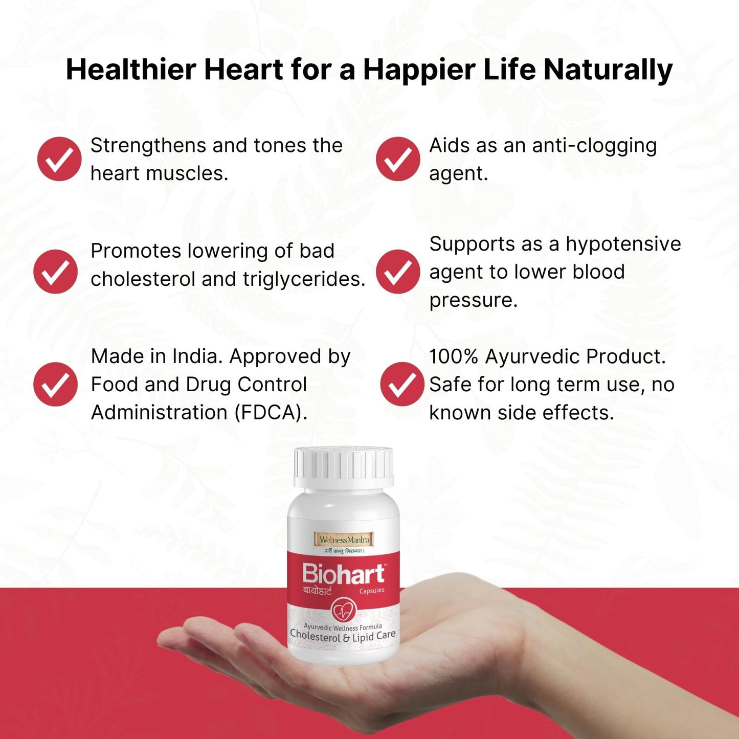 Wellness Mantra BioHart for Heart Health and Cholesterol Care | Helps L- image 7