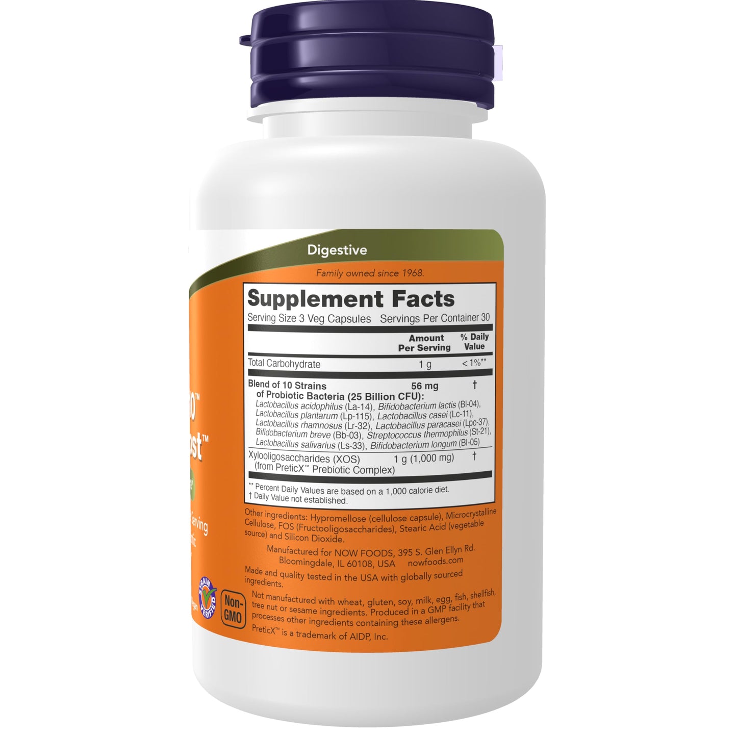Now Foods Probiotic-10 Bifido Boost 25 Billion 90 Veg Capsules- image 7