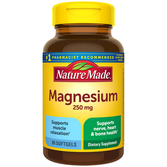 Nature Made Magnesium 250 Mg Softgel, 90 Count