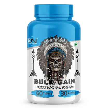 Canada Nutrition Bulk Gain Mass & Weight Gainer Capsule for Fast Weight & Muscle Gain, Daily Muscle Building Weight Lifters Supplement for Muscle Growth, Stamina & Strength, For Men & Women- 60 Cap.