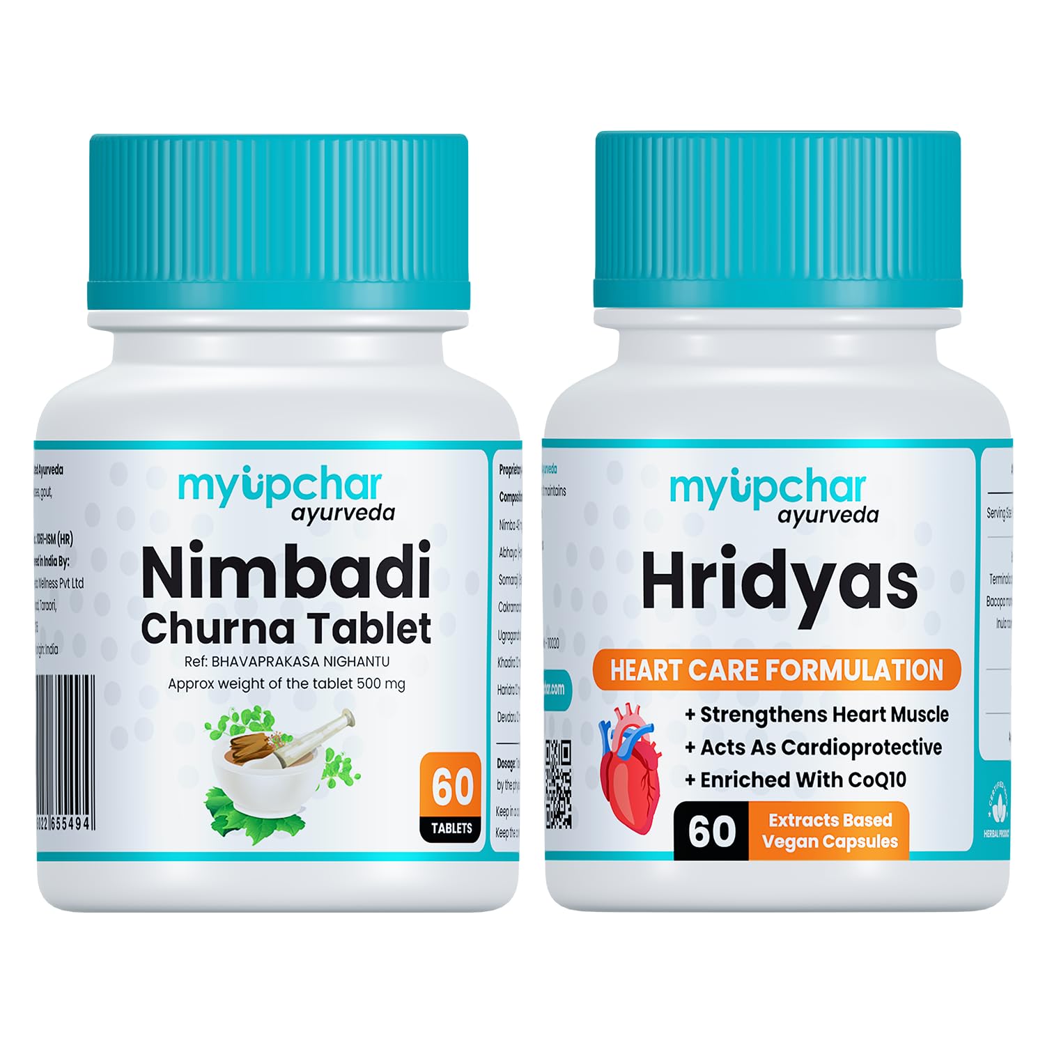 myUpchar Ayurveda Health Care Combo Nimbadi Churna – Each 60 Capsules