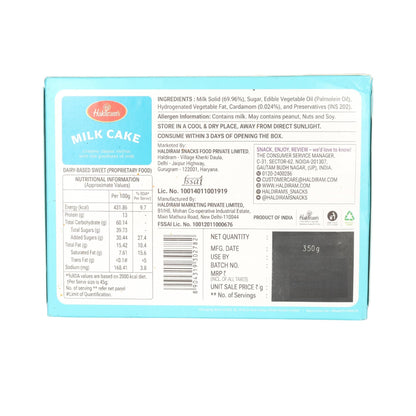 Haldiram’s Indian Sweets Milk cake 350g, Festive Gift Pack