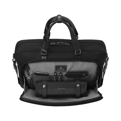 Victorinox Werks Professional, Laptop Brief 15 inches (1 kg), 31cm, Black, Cordura, 611471|Premium Swiss Briefcase