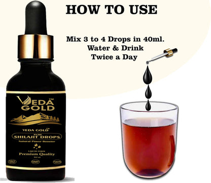 VEDA GOLD Shilajit with Raw Shilajeet Himalayan Shilajit- image 2